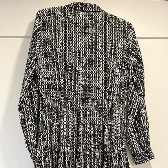 Calvin Klein Long Sleeve Dress with Buttons - Picture 3 of 4